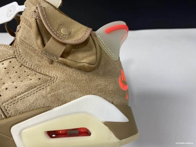 DH0690-200 Travis Jordan 6 Khaki Air Retro British Scott 0823